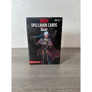 Dungeons & Dragons- D&D- Spellbook Cards Bard Deck- New in Packaging